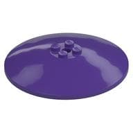 Dish 8 x 8 Inverted [Radar], Solid Studs, Rounded Anti-stud Underside em Roxo escuro