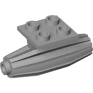 Engine, Strakes, 2 x 2 Thin Top Plate em Cinza azulado claro
