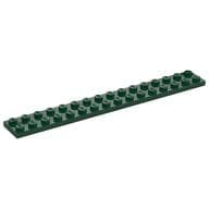 Plate 2 x 16 em Verde escuro