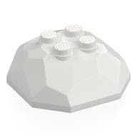 Rock Boulder 4 x 4, Top em Branco