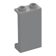 Panel 1 x 2 x 3 [Side Supports / Hollow Studs] em Cinza azulado claro