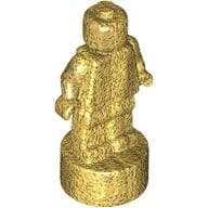 Minifig Trophy Statuette em Dourado metálico