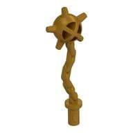 Weapon Mace / Flail Spiked em Dourado perolado