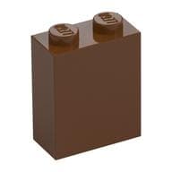 Brick 1 x 2 x 2 with Inside Stud Holder em Marrom avermelhado