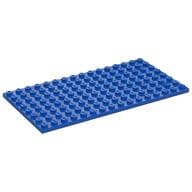Plate 8 x 16 em Azul
