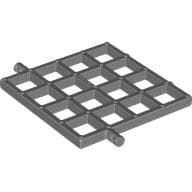 Duplo Trap Door Grate 4 x 4 em Prata fosco