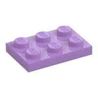 Plate 2 x 3 em Lavanda médio