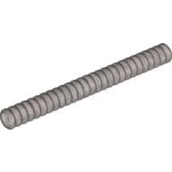 Hose, Ribbed 7mm D. 9L / 7.2cm em Prata fosco