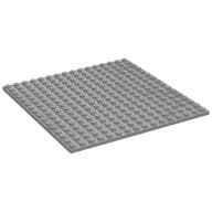 Plate 16 x 16 em Cinza azulado claro