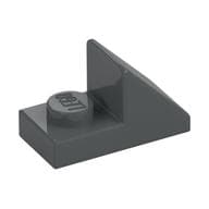Brick Sloped 45° 2 x 1 with 2/3 Cutout [New Version] em Cinza azulado escuro
