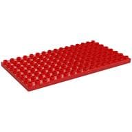 Duplo Plate 8 x 16 em Vermelho