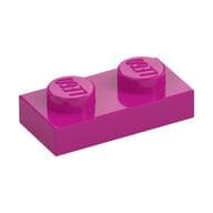 Plate 1 x 2 em Magenta