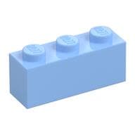 Brick 1 x 3 em Azul vivo claro