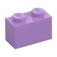 Brick 1 x 2 em Lavanda médio