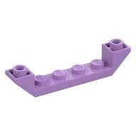 Brick Sloped Inverted 45° 6 x 1 Double with 1 x 4 Recessed em Lavanda médio