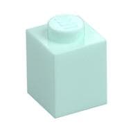 Brick 1 x 1 em Água-marinha claro