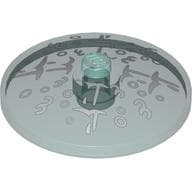 Dish 4 x 4 Inverted [Radar] with White Fountain Spray Print