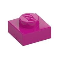 Plate 1 x 1 em Magenta
