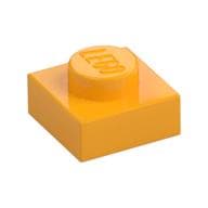Plate 1 x 1 em Laranja vivo claro