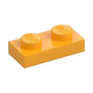 Plate 1 x 2 em Laranja vivo claro