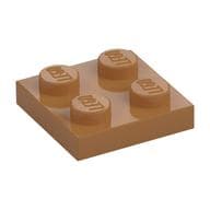 Plate 2 x 2 em Nougat médio