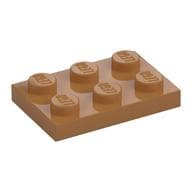 Plate 2 x 3 em Nougat médio