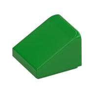 Brick Sloped 30° 1 x 1 x 2/3 (Cheese Slope) em Verde vivo