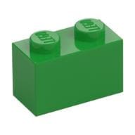 Brick 1 x 2 em Verde vivo