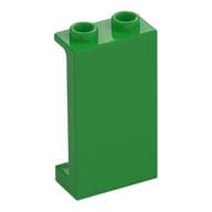 Panel 1 x 2 x 3 [Side Supports / Hollow Studs] em Verde vivo