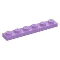 Plate 1 x 6 em Lavanda médio
