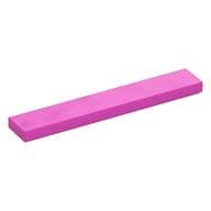 Tile 1 x 6 with Groove em Rosa escuro