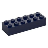 Brick 2 x 6 em Azul escuro