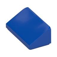 Brick Sloped 30° 1 x 2 x 2/3 em Azul