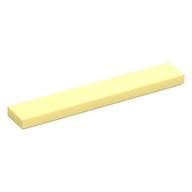 Tile 1 x 6 with Groove em Amarelo vivo claro