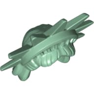Hair and Headdress, Spiked Tiara (Lady Liberty) - Rubber