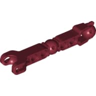 Large Figure Skeletal, Limb with 2 Ball Joints, Ball Socket and Four Holes em Vermelho escuro