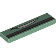 Tile 1 x 4 with Smile Print