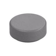 Tile Round 1 x 1 em Prata fosco