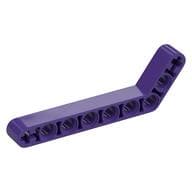 Technic Beam 1 x 9 Bent (7 - 3) Thick em Roxo escuro