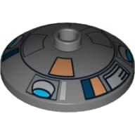 Dish 3 x 3 Inverted [Radar] with Droid T7-O1 Print