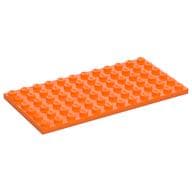 Plate 6 x 12 em Laranja