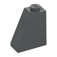 Brick Sloped 65° 2 x 1 x 2 em Cinza azulado escuro