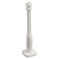 Lamp Post 2 x 2 x 7 with 4 Base Flutes em Branco