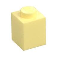 Brick 1 x 1 em Amarelo vivo claro