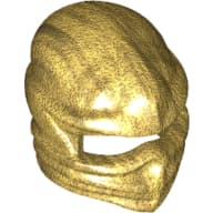 Wrap with Forehead Ridge em Dourado perolado