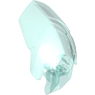 Large Figure Helmet / Visor with Clip em Azul claro translúcido