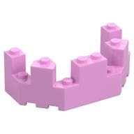 Castle Turret Top 4 x 8 x 2 1/3 em Rosa vivo