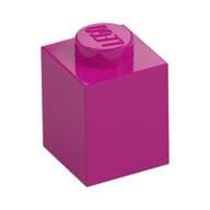 Brick 1 x 1 em Magenta