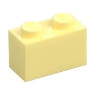 Brick 1 x 2 em Amarelo vivo claro