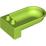 Duplo Bathtub em Verde-limão